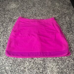 Antigua women’s golf tennis skort size 8 fast dry hot pink athletic preppy